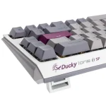 Ducky Wired One 3 Mist Sf Gaming Μηχανικό Πληκτρολόγιο 65% με Cherry MX Blue διακόπτες και RGB φωτισμό (Αγγλικό US) Λευκό 100043100 - Image 4