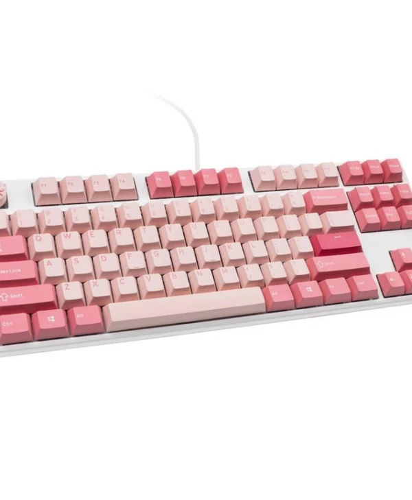 Ducky One 3 TKL Gossamer Gaming Μηχανικό Πληκτρολόγιο Tenkeyless με Cherry MX Blue διακόπτες (Αγγλικό US) Ροζ 100043074