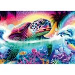 Schmidt Spiele Sheena Pike Neon Turtle Puzzle 1000 Pieces 49.3 X 69.3 Cm 58634