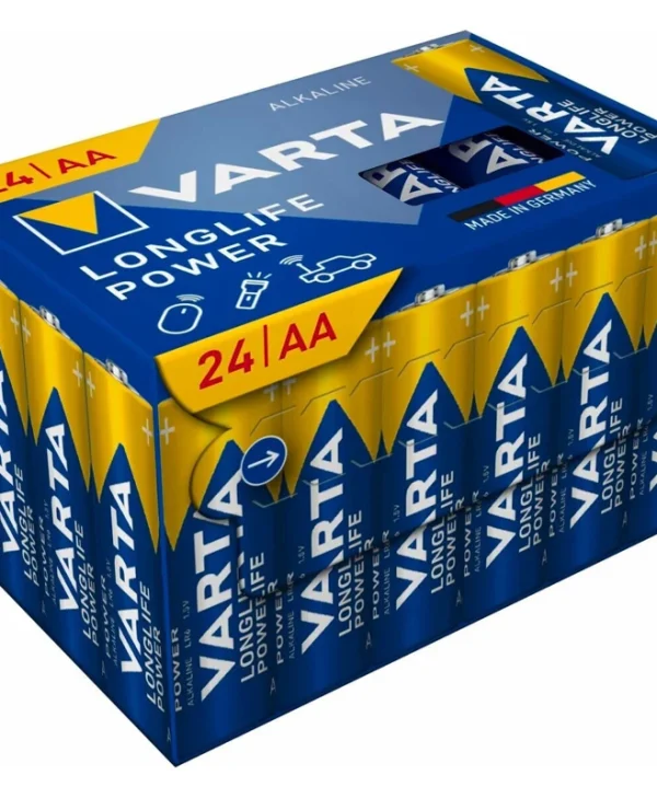 Varta Longlife Power Αλκαλικές Μπαταρίες AA 1.5V 24τμχ 04906121134