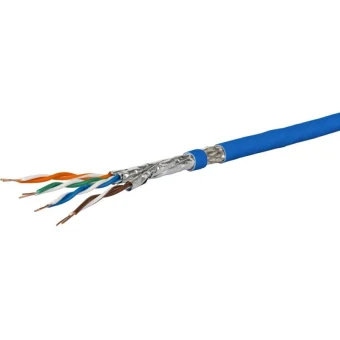 Logon S/FTP Cat.7a (10Gbps) Καλώδιο Δικτύου Ethernet 100m Μπλε 1308427B34145