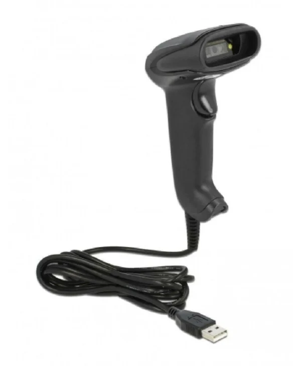 DeLock Scanner Χειρός Ενσύρματο με Δυνατότητα Ανάγνωσης 2D και QR Barcodes 90557