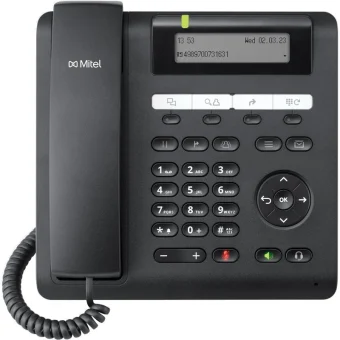 Unify Cp205t Ενσύρματο Τηλέφωνο IP Μαύρο 100542302