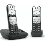 Gigaset A690A Duo Ασύρματο Τηλέφωνο Duo με Ελληνικό Μενού Μαύρο L36852-H2830-B101