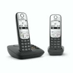 Gigaset A690A Duo Ασύρματο Τηλέφωνο Duo με Ελληνικό Μενού Μαύρο L36852-H2830-B101 - Image 3