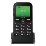 Doro Leva E10 Dual SIM Κινητό με Μεγάλα Κουμπιά Μαύρο 380592