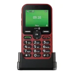 Doro Leva E10 Dual SIM Κινητό με Μεγάλα Κουμπιά Κόκκινο 380593