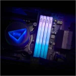 Adata Lancer Blade RGB DDR5 32GB RAM με 2x16GB Modules και Ταχύτητα 6000 για Desktop AX5U6000C3616G-DTLABRBK - Image 3