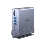 Unitek D1135A Dock / USB-C Docking Station με 4K PD Ethernet και σύνδεση 3 Οθονών Ασημί D1135AGY01