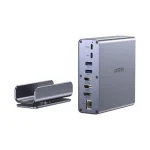 Unitek D1135A Dock / USB-C Docking Station με 4K PD Ethernet και σύνδεση 3 Οθονών Ασημί D1135AGY01 - Image 4