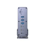 Unitek D1135A Dock / USB-C Docking Station με 4K PD Ethernet και σύνδεση 3 Οθονών Ασημί D1135AGY01 - Image 5