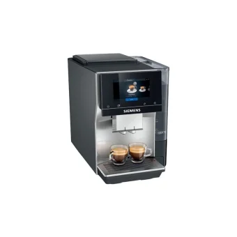 Siemens Eq700 Αυτόματη Μηχανή Espresso Εντοιχιζόμενη 1500W Πίεσης 19bar για Cappuccino με Μύλο Άλεσης Γκρι TP715R07