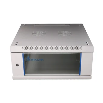 Extralink Επιτοίχια Καμπίνα Rack 4U Γκρι EX.8543