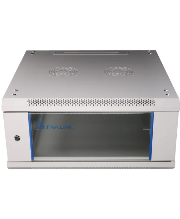 Extralink Επιτοίχια Καμπίνα Rack 4U Γκρι EX.8543