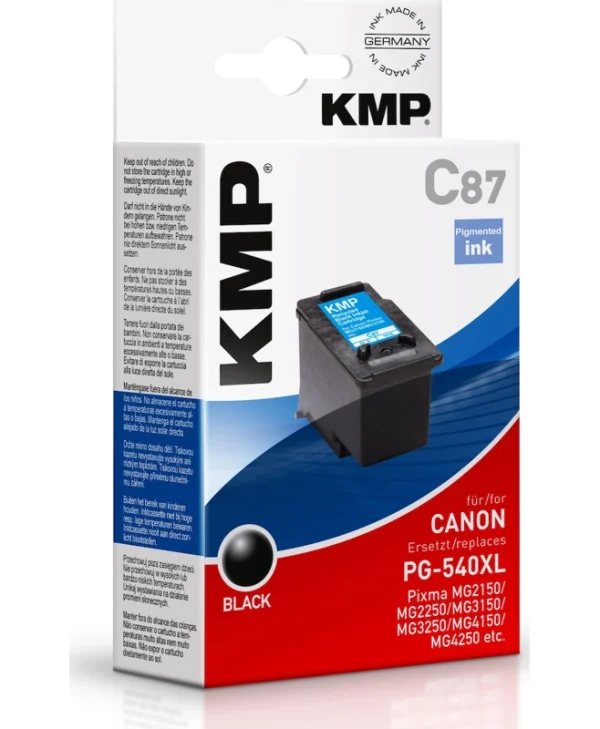 KMP C87 Συμβατό Μελάνι Εκτυπωτή InkJet Canon PG-540XL Μαύρο 1τμχ 1516,4001