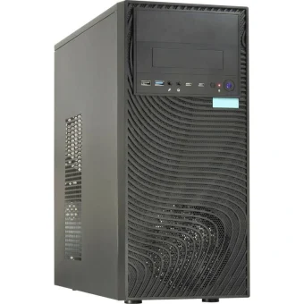 Inter-Tech 88881379 Midi Tower Κουτί Υπολογιστή Μαύρο
