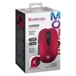 Defender Gassa MM-105 Ασύρματο Vertical Ποντίκι Κόκκινο 52103 - Image 2