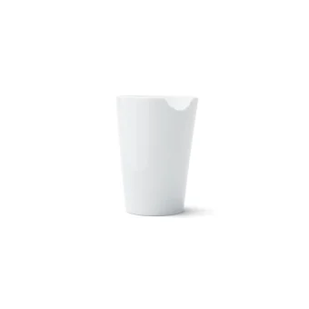 Ποτήρι Καφέ/Freddo από Κεραμικό σε Λευκό Χρώμα 400ml T023701