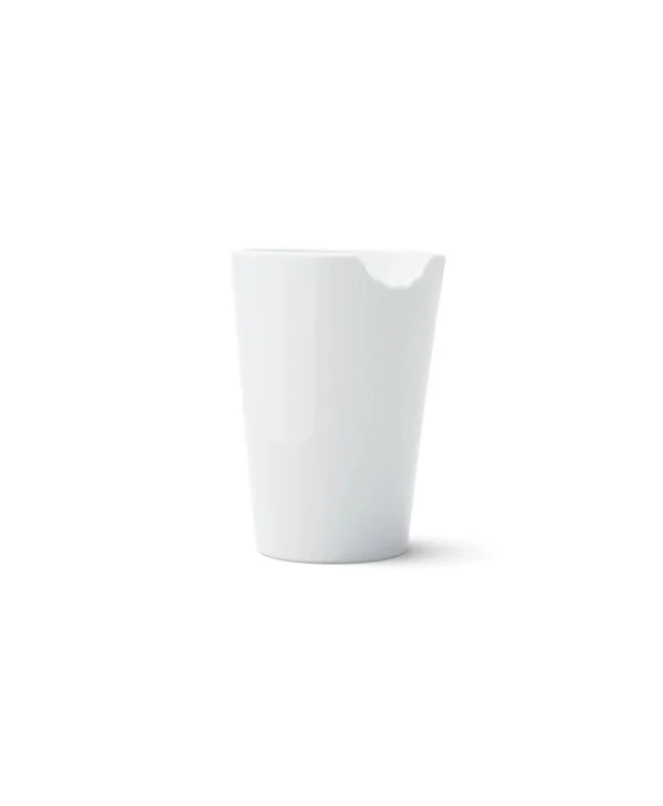 Ποτήρι Καφέ/Freddo από Κεραμικό σε Λευκό Χρώμα 400ml T023701