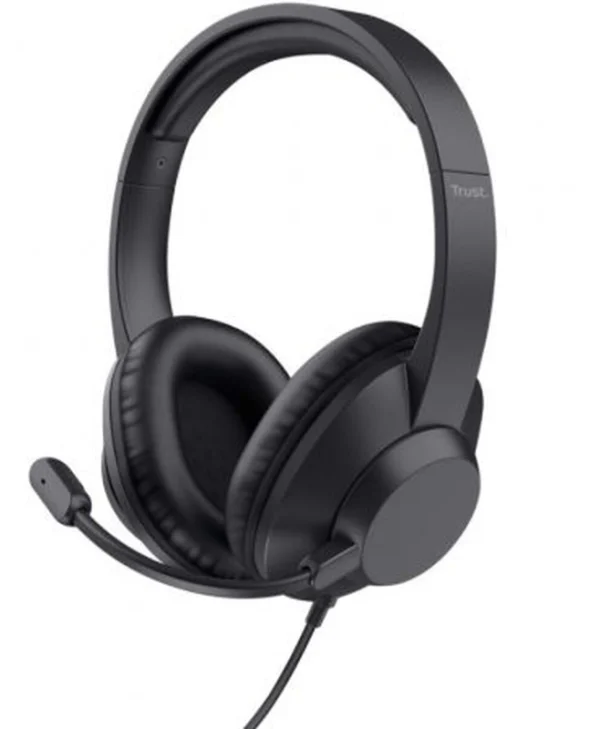 Trust Ayda Max On Ear Multimedia Ακουστικά με μικρόφωνο και σύνδεση USB-A / USB-C 25461