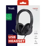 Trust Ayda Max On Ear Multimedia Ακουστικά με μικρόφωνο και σύνδεση USB-A / USB-C 25461 - Image 2