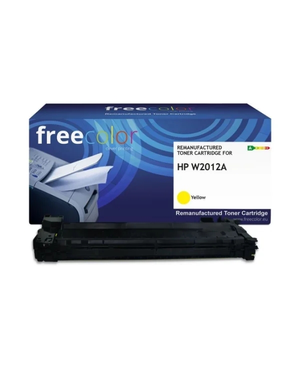 Freecolor Συμβατό Toner για Laser Εκτυπωτή HP Hp W2012a 13000 Σελίδων Κίτρινο με Chip K18856F7