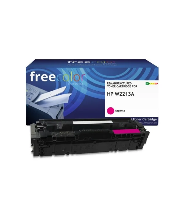 Freecolor Συμβατό Toner για Laser Εκτυπωτή HP Hp W2213a 1250 Σελίδων Ματζέντα με Chip K18889F7