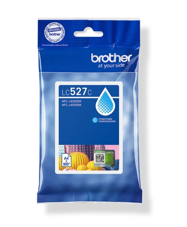 Brother LC527C Γνήσιο Μελάνι Εκτυπωτή InkJet Κυανό (LC-527C)