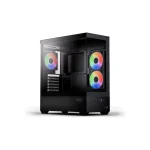 Aerocool ACCM-PN06033.11 Gaming Midi Tower Κουτί Υπολογιστή με Πλαϊνό Παράθυρο Μαύρο