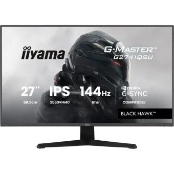 Iiyama G-Master Black Hawk IPS Monitor 27" QHD 2560x1440 144Hz G2741QSU-B1