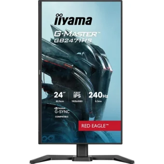 Iiyama G-Master Red Eagle IPS HDR Monitor 23.8" FHD 1920x1080 240Hz GB2471HS-B1