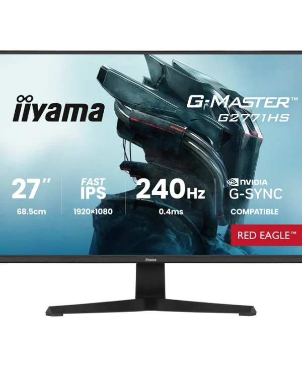 Iiyama G-Master Red Eagle IPS HDR Monitor 27" FHD 1920x1080 240Hz G2771HS-B1