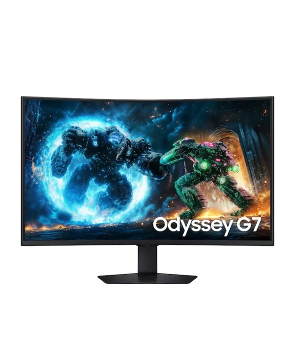 Samsung Odyssey G7 G75F VA HDR Curved Gaming Monitor 37" 4K 3840x2160 165Hz με Χρόνο Απόκρισης 1ms GTG LS37FG756EUXEN