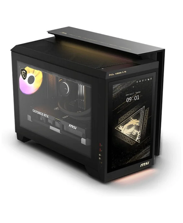 MSI MEG Vision X AI Gaming Desktop PC (Ultra 7-265K/64GB DDR5/2TB SSD/GeForce RTX 5070 Ti/W11 Home) 00B92111-236
