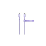 Laut Braided USB 2.0 Cable USB-C male - USB-C 60W PD Μωβ 1.5m L_LK_CC_PU - Image 2