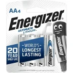 Energizer Ultimate Μπαταρίες Λιθίου AA 1.5V Μιας Χρήσης (High Performance) 4τμχ 3539