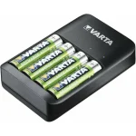 Varta Quattro USB Φορτιστής 4 Μπαταριών Ni-MH Μεγέθους AA/AAA Σετ με 4 Μπαταρίες 18660 - Image 2