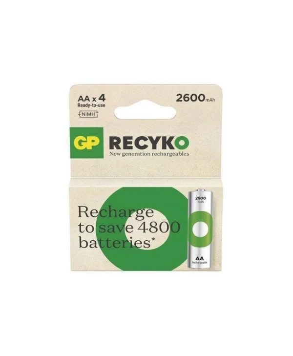 Genius Pack Επαναφορτιζόμενες Μπαταρίες AA Ni-MH 600mAh 1.2V 4τμχ 20440