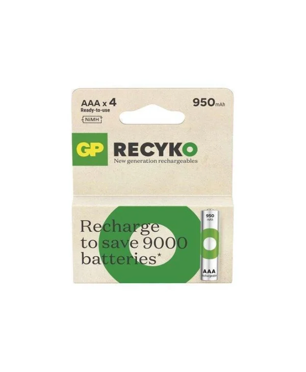 Genius Pack Επαναφορτιζόμενες Μπαταρίες AAA Ni-MH 950mAh 1.2V 4τμχ 20657