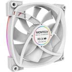 Montech Case Fan 120mm (1699rpm) με ARGB Φωτισμό και Σύνδεση 4-Pin PWM 3τμχ Λευκό LUMT-013 - Image 5