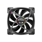 Montech Reverse Blade Case Fan 76.2mm (59cfm) με ARGB Φωτισμό και Σύνδεση 4-Pin PWM / 3-Pin 3τμχ RX120 PWM BLACK 3 IN 1 - Image 3