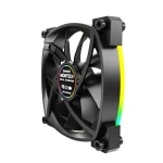 Montech Reverse Blade Case Fan 76.2mm (59cfm) με ARGB Φωτισμό και Σύνδεση 4-Pin PWM / 3-Pin 3τμχ RX120 PWM BLACK 3 IN 1 - Image 4