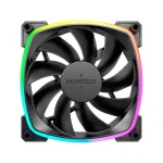 Montech Case Fan 120mm (1600rpm / 59cfm) με ARGB Φωτισμό και Σύνδεση 4-Pin PWM 3τμχ LUMT-012 - Image 3
