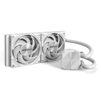 Montech Silent240 Υδρόψυξη AIO CPU με 2 Ανεμιστήρες 120mm Λευκή HYPER FLOW SILENT 240 (W)