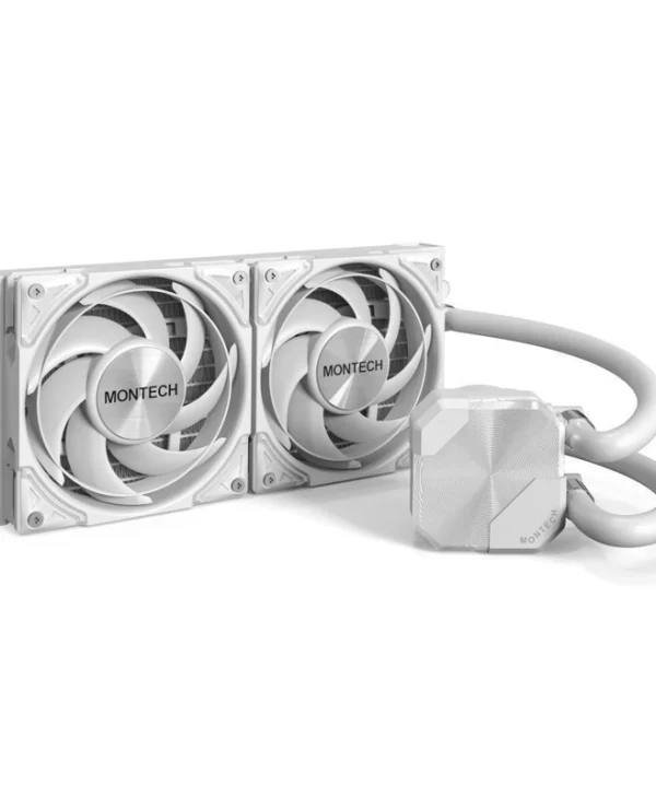 Montech Silent240 Υδρόψυξη AIO CPU με 2 Ανεμιστήρες 120mm Λευκή HYPER FLOW SILENT 240 (W)