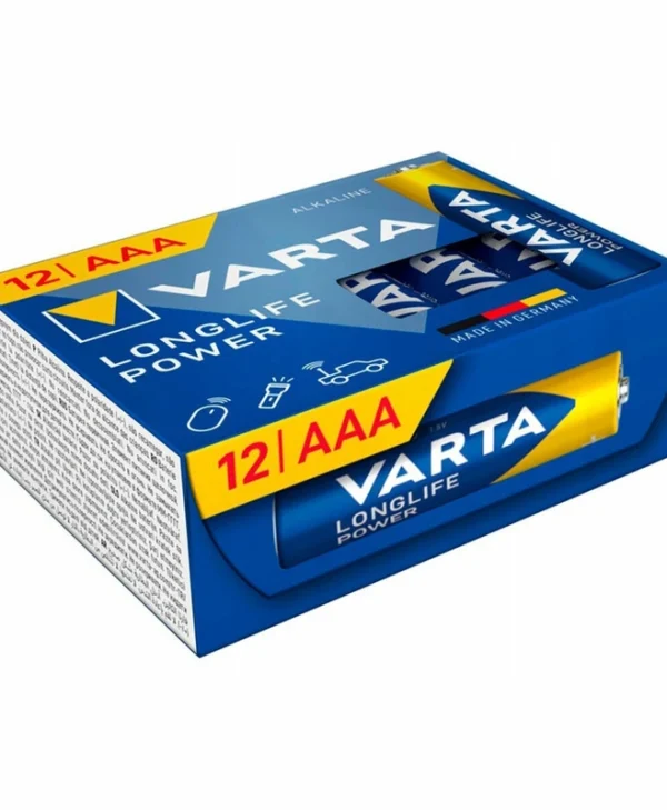 Varta Longlife Power Αλκαλικές Μπαταρίες AAA 1.5V 12τμχ 04903121132