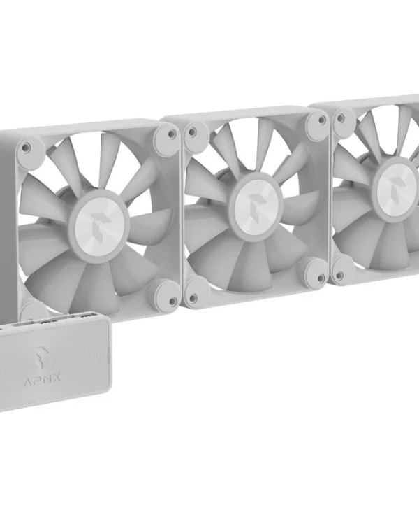 APNX FP1-120-3 Case Fan με RGB Φωτισμό Λευκό APF3-PF11257.21