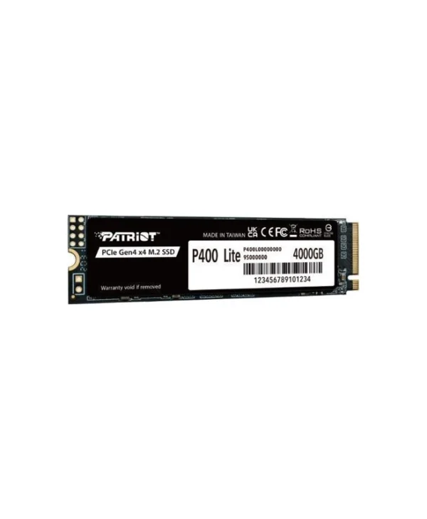 Patriot P400 Lite SSD 4TB τύπου M.2 με σύνδεση PCI Express 4.0 P400LP4KGM28H