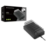 Conceptronic Βάση Φόρτισης με 6 Θύρες USB-A και 2 Θύρες USB-C 75W Power Delivery σε Μαύρο χρώμα (OZUL02B)