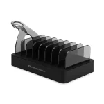 Conceptronic Βάση Φόρτισης με 6 Θύρες USB-A και 2 Θύρες USB-C 75W Power Delivery σε Μαύρο χρώμα (OZUL02B) - Image 4